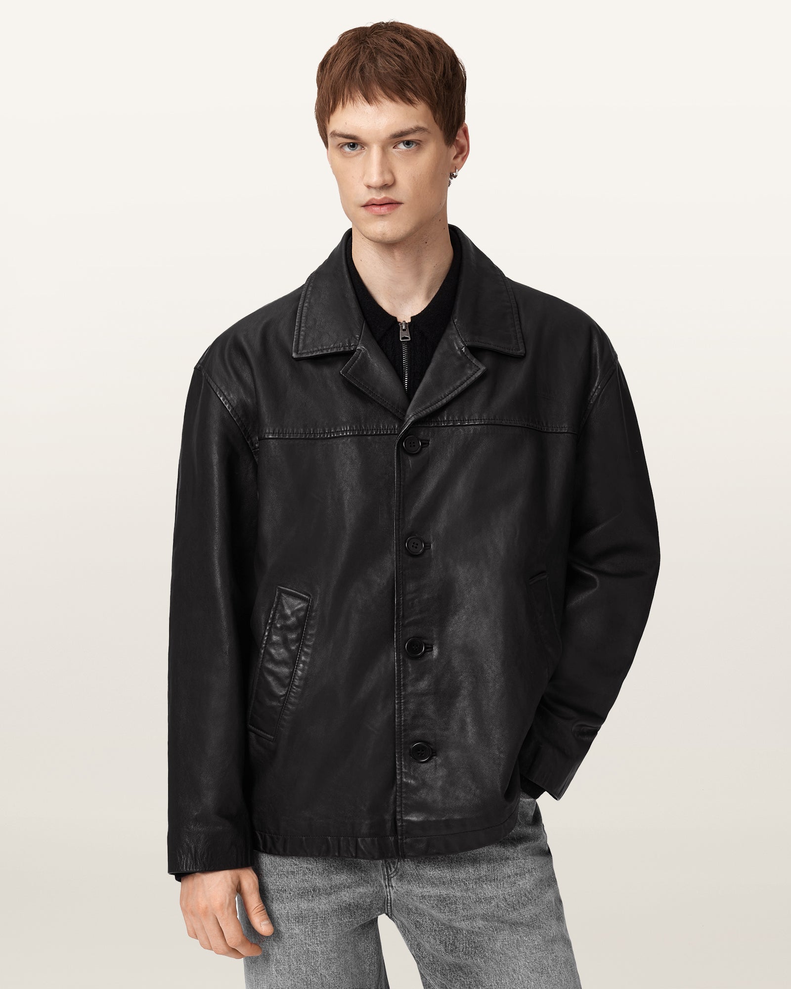 Bradwell Leather Coat - Image 3