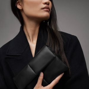 Ezra Leather Quilted Crossbody Bag